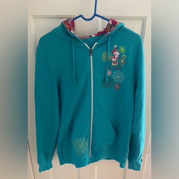 Disney Parks Walt Disney World Authentic Original Minnie Mouse Full Zip Large - Picture 1 of 7